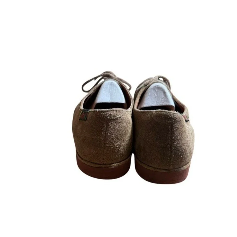 G.H. Bass Originals Tan Buck Oxfords Shoes Mens Size 9 Classic Preppy